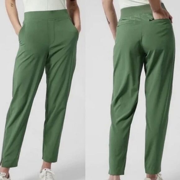 Athleta Pants - Athleta Brooklyn Mid Rise Ankle Pants in Vineyard Green Plus Size 22